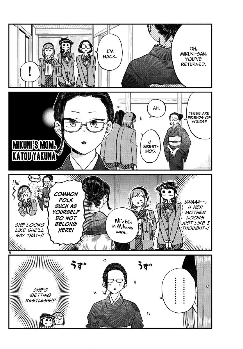 Komi-san wa Komyushou Desu Chapter 149 page 8 - Chapter 149: Katou-san's home