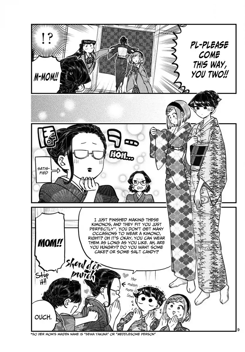 Komi-san wa Komyushou Desu Chapter 149 page 9 - Chapter 149: Katou-san's home