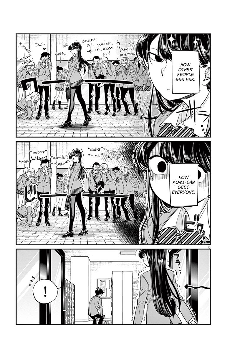 Komi-san wa Komyushou Desu Chapter 15 page 8 - Chapter 15 : Going to School