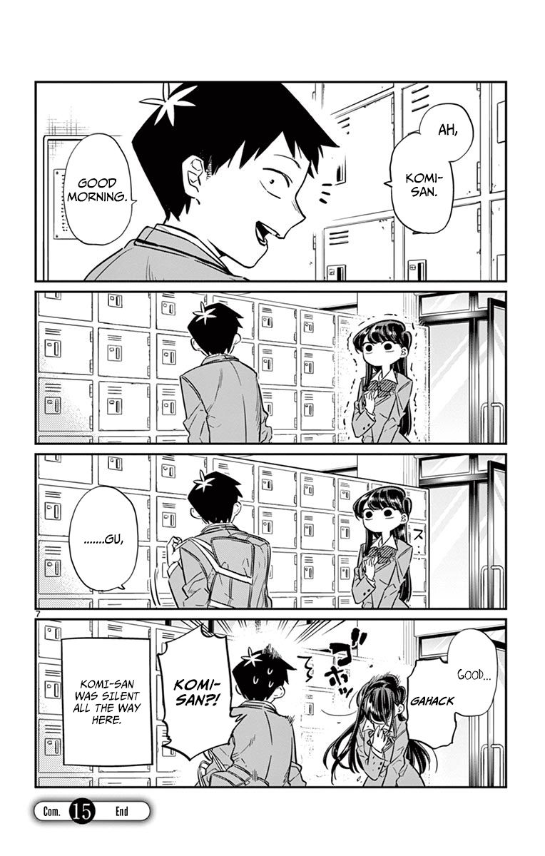 Komi-san wa Komyushou Desu Chapter 15 page 9 - Chapter 15 : Going to School