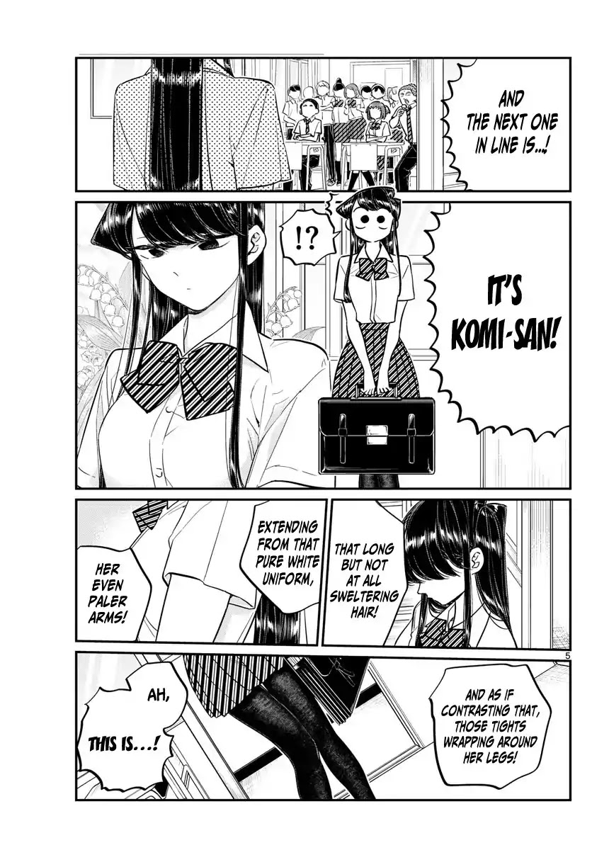 Komi-san wa Komyushou Desu Chapter 150 page 5 - Chapter 150: Summer Uniform Grand Prix?