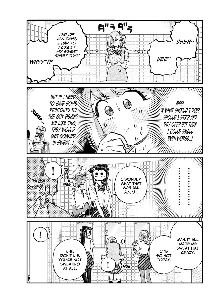Komi-san wa Komyushou Desu Chapter 151 page 7 - Chapter 151: Sweat