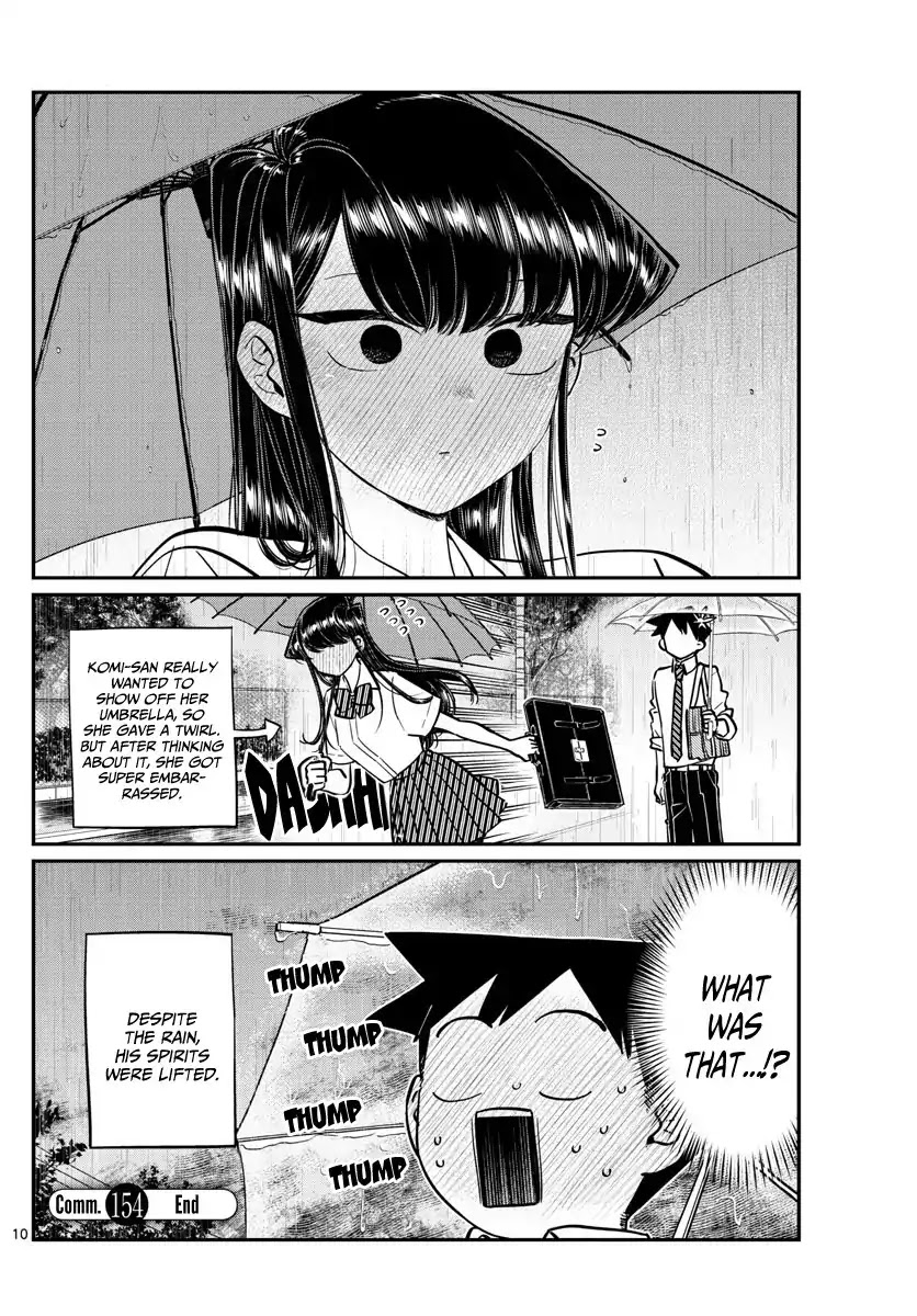 Komi-san wa Komyushou Desu Chapter 154 page 10 - Chapter 154: Rainy Season