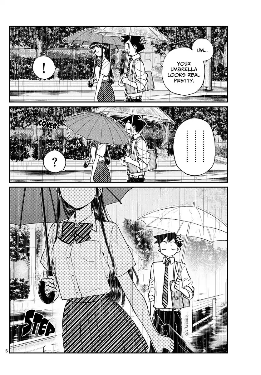 Komi-san wa Komyushou Desu Chapter 154 page 6 - Chapter 154: Rainy Season