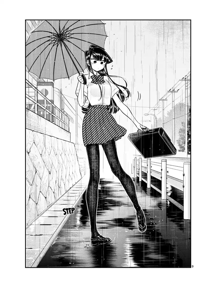 Komi-san wa Komyushou Desu Chapter 154 page 9 - Chapter 154: Rainy Season