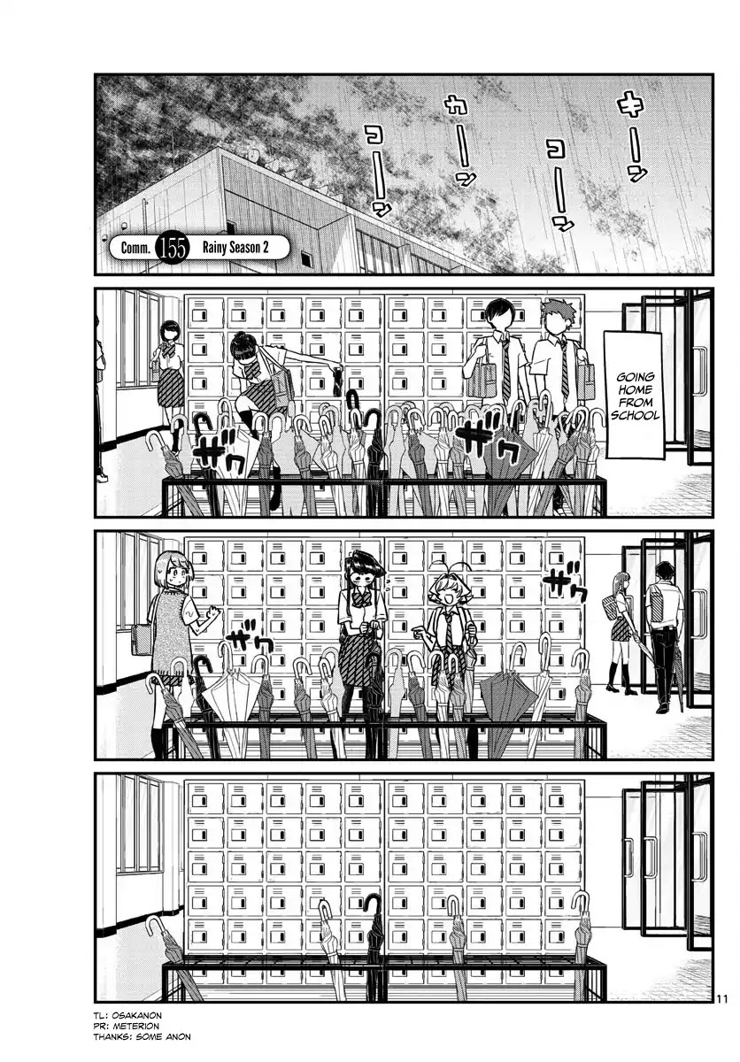 Komi-san wa Komyushou Desu Chapter 155 page 1 - Chapter 155: Rainy Season 2