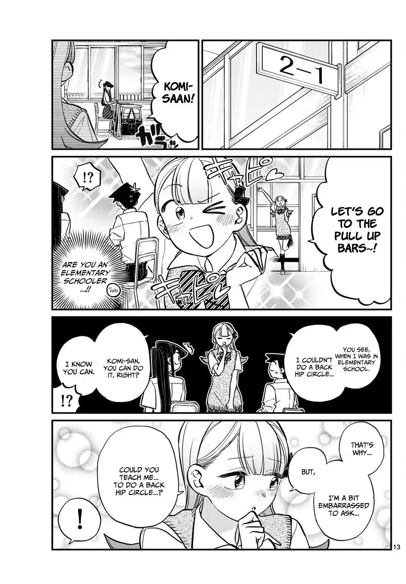 Komi-san wa Komyushou Desu Chapter 157 page 2 - Chapter 157: Back Hip Circle
