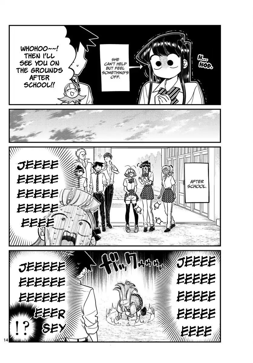 Komi-san wa Komyushou Desu Chapter 157 page 3 - Chapter 157: Back Hip Circle