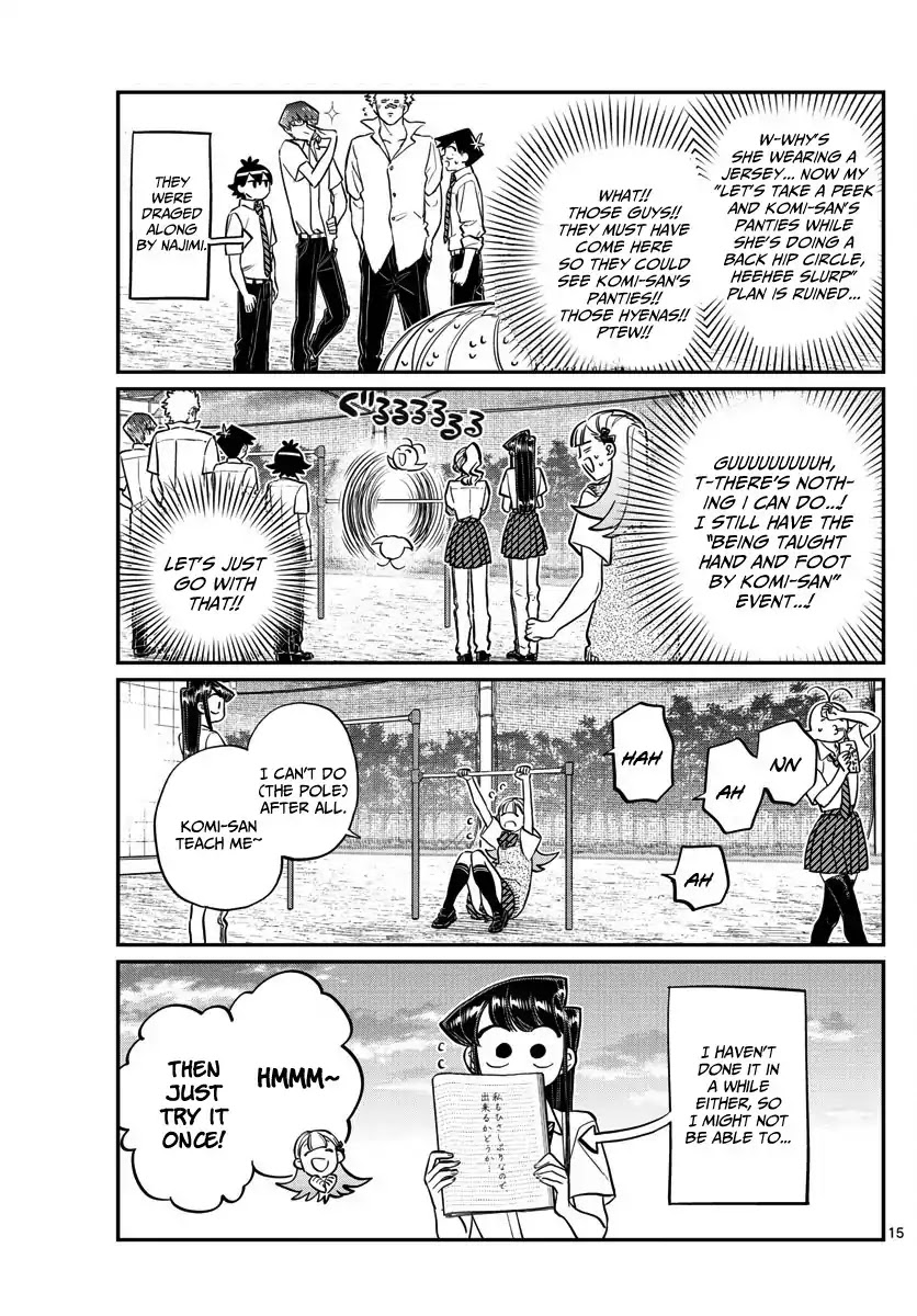 Komi-san wa Komyushou Desu Chapter 157 page 4 - Chapter 157: Back Hip Circle