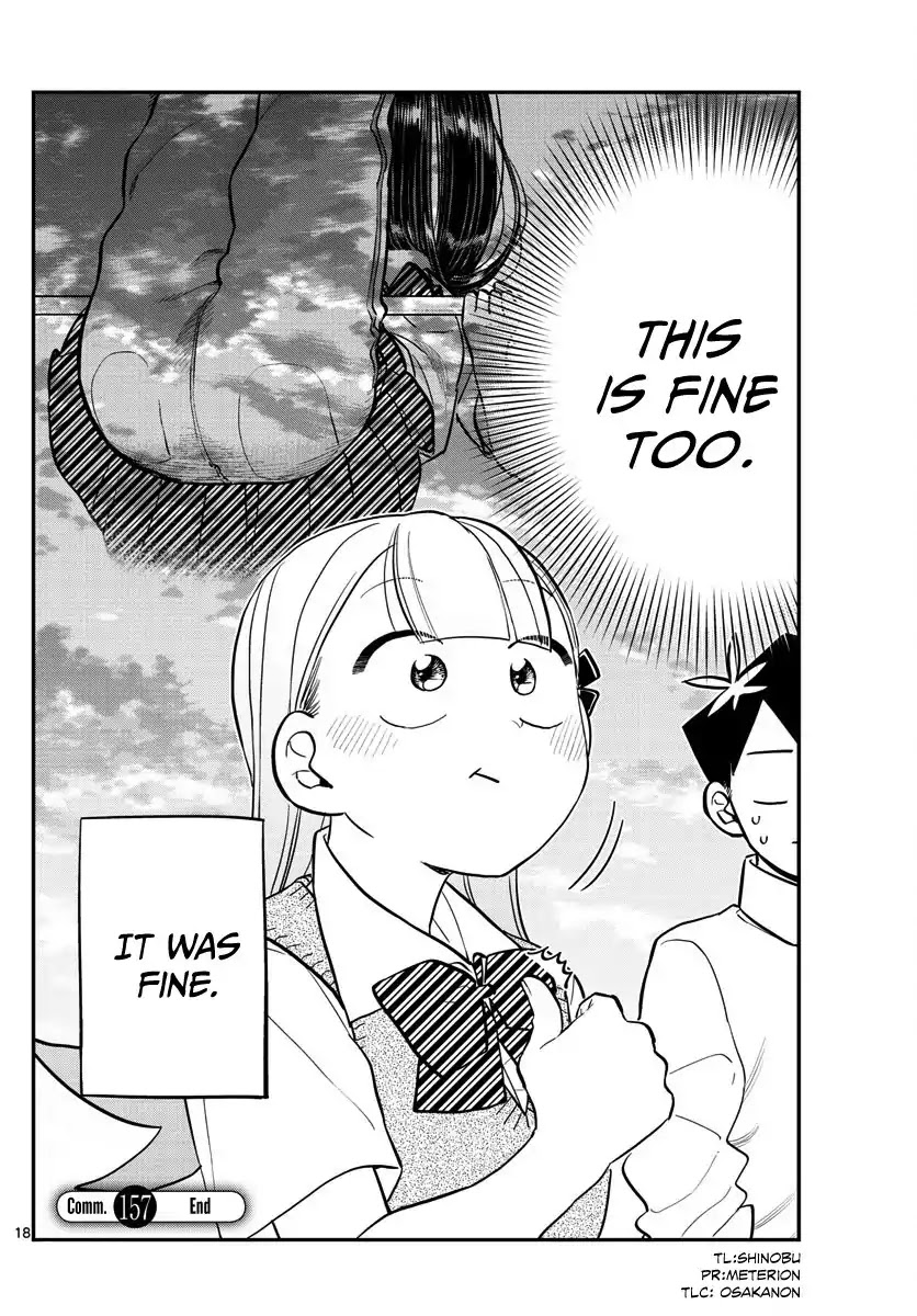 Komi-san wa Komyushou Desu Chapter 157 page 7 - Chapter 157: Back Hip Circle