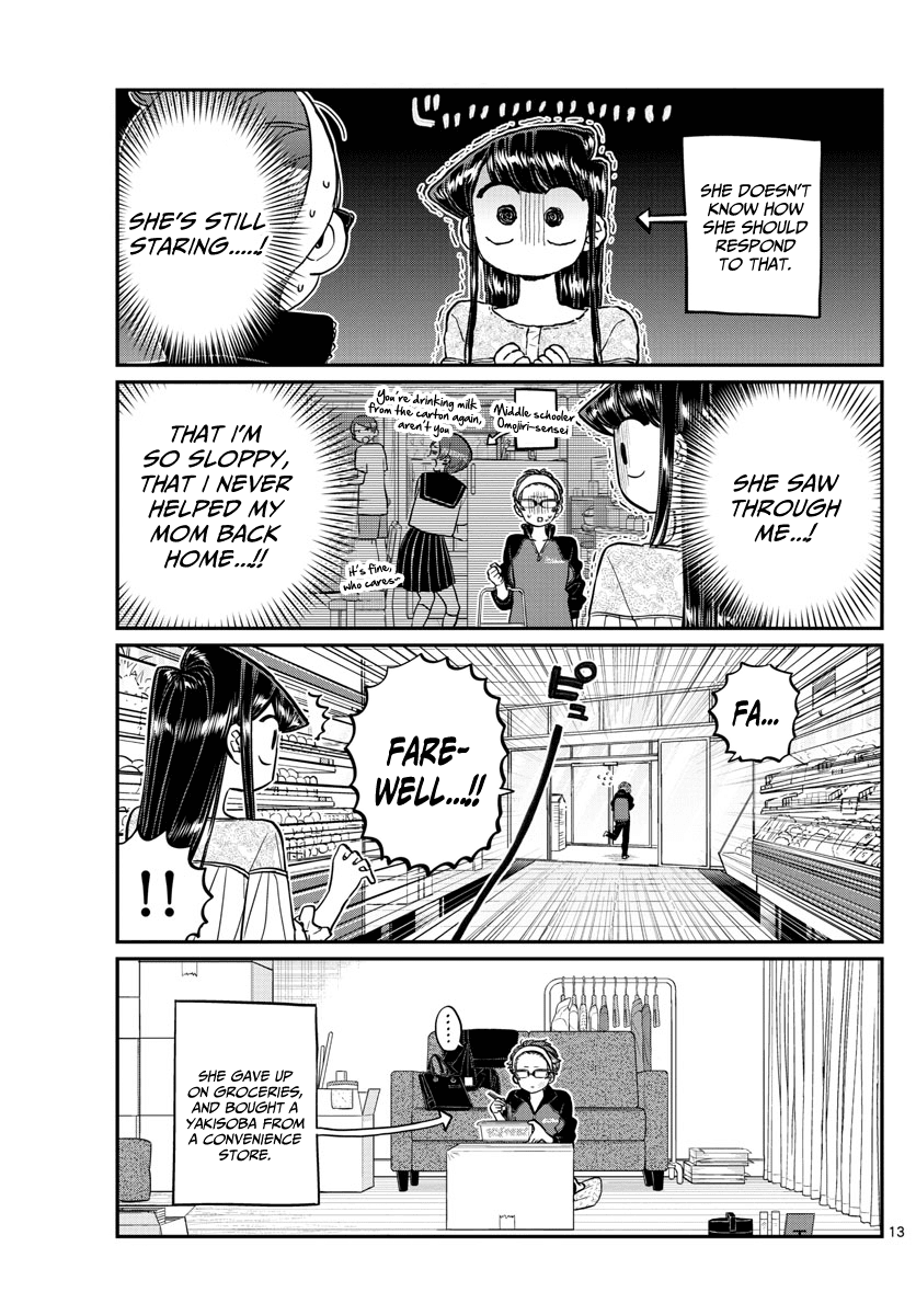 Komi-san wa Komyushou Desu Chapter 158 page 13 - Chapter 158: Sensei