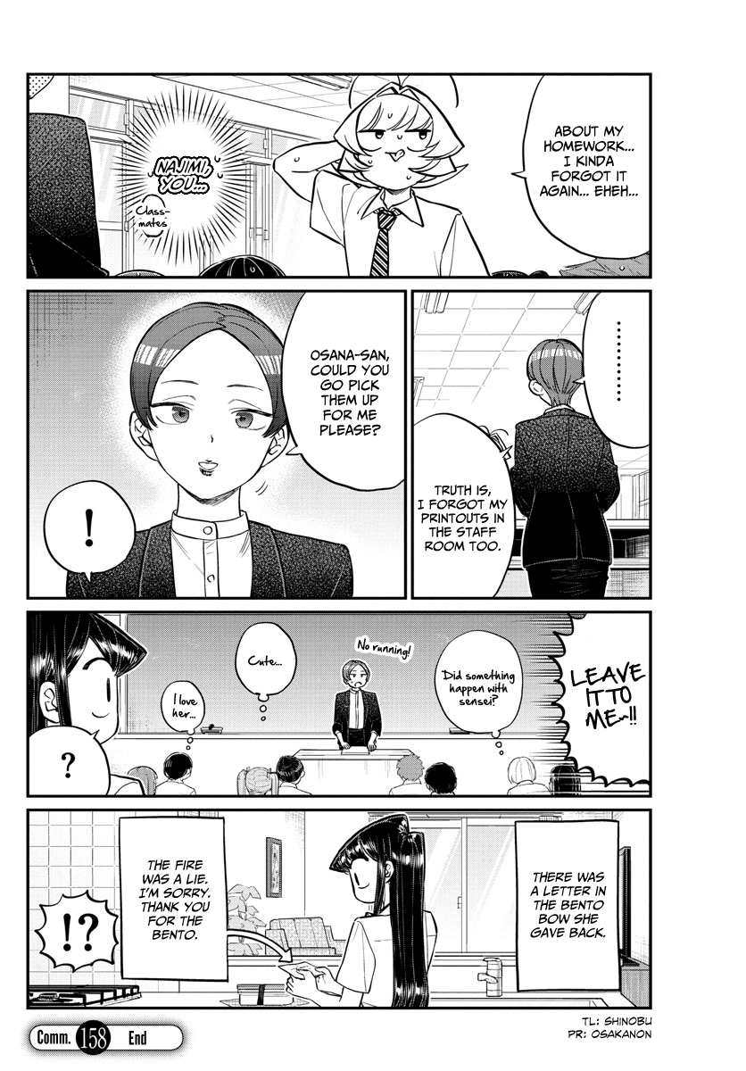 Komi-san wa Komyushou Desu Chapter 158 page 18 - Chapter 158: Sensei