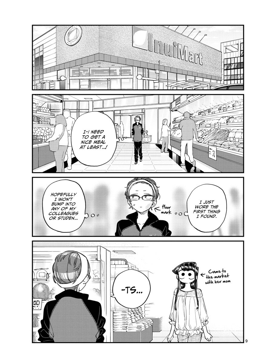 Komi-san wa Komyushou Desu Chapter 158 page 9 - Chapter 158: Sensei