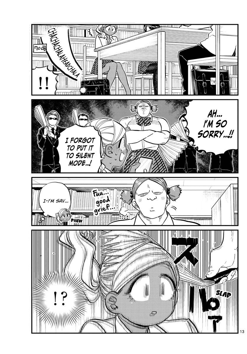 Komi-san wa Komyushou Desu Chapter 159 page 13 - Chapter 159: The fourth great "You better not be loud test study session"