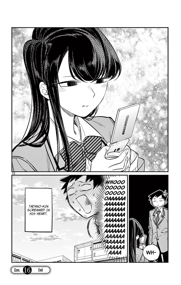 Komi-san wa Komyushou Desu Chapter 16 page 12 - Chapter 16 : A Cellphone