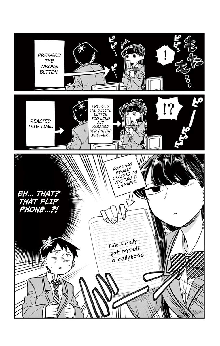 Komi-san wa Komyushou Desu Chapter 16 page 2 - Chapter 16 : A Cellphone