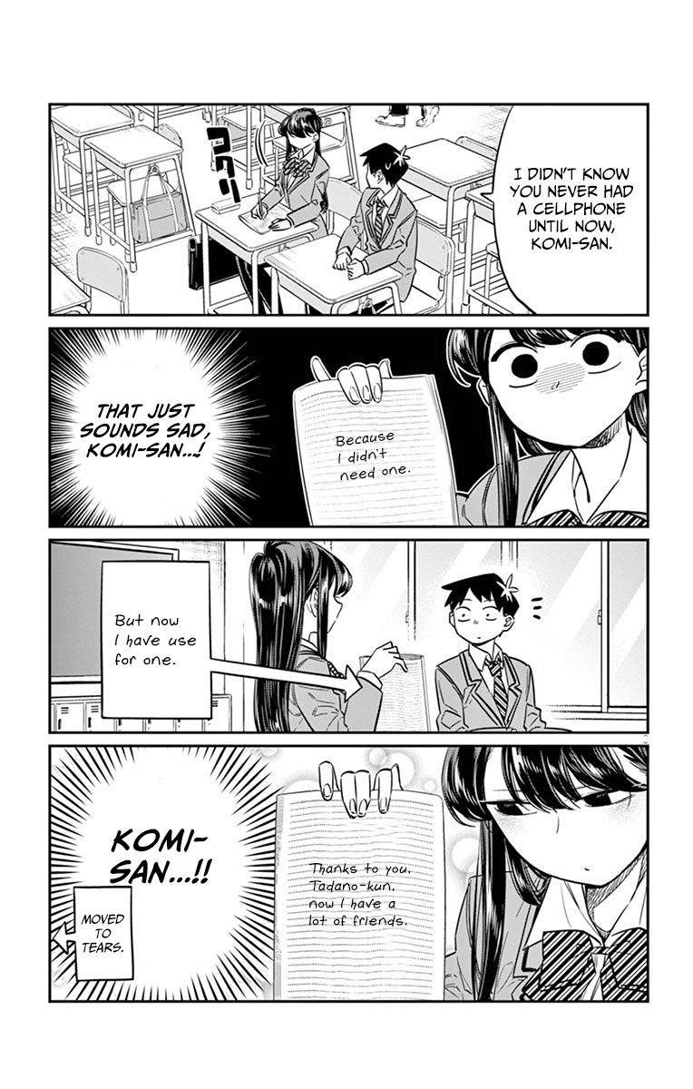 Komi-san wa Komyushou Desu Chapter 16 page 3 - Chapter 16 : A Cellphone