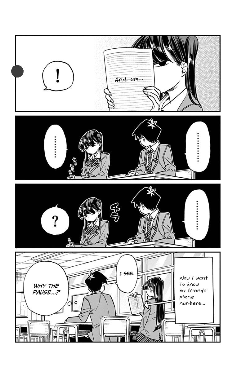 Komi-san wa Komyushou Desu Chapter 16 page 4 - Chapter 16 : A Cellphone