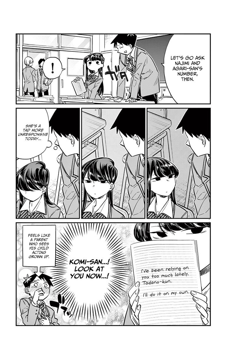 Komi-san wa Komyushou Desu Chapter 16 page 5 - Chapter 16 : A Cellphone