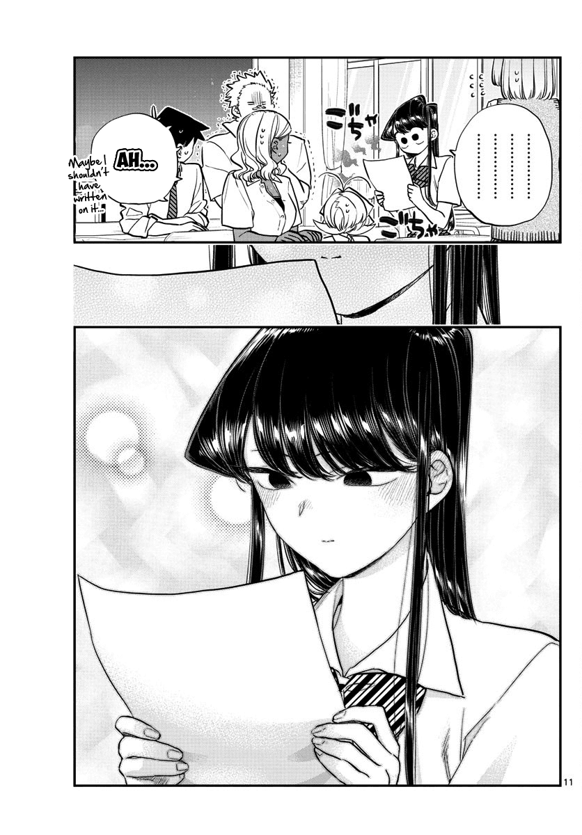 Komi-san wa Komyushou Desu Chapter 160 page 11 - Chapter 160: List of things I want to do