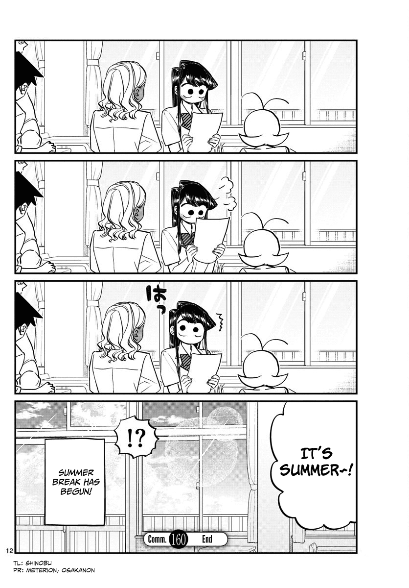 Komi-san wa Komyushou Desu Chapter 160 page 12 - Chapter 160: List of things I want to do
