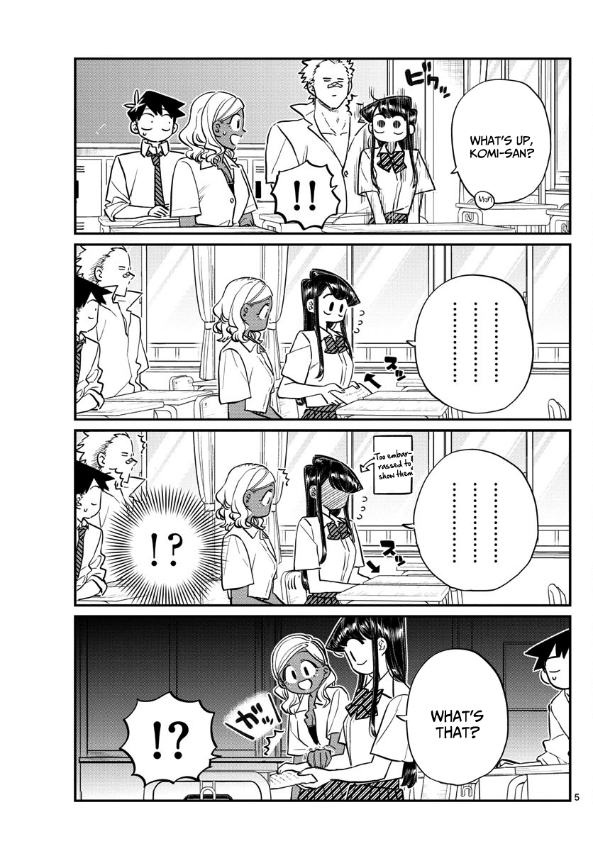 Komi-san wa Komyushou Desu Chapter 160 page 5 - Chapter 160: List of things I want to do