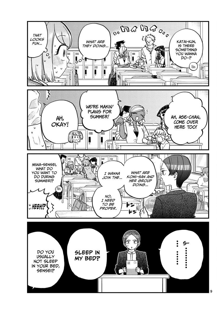 Komi-san wa Komyushou Desu Chapter 160 page 9 - Chapter 160: List of things I want to do