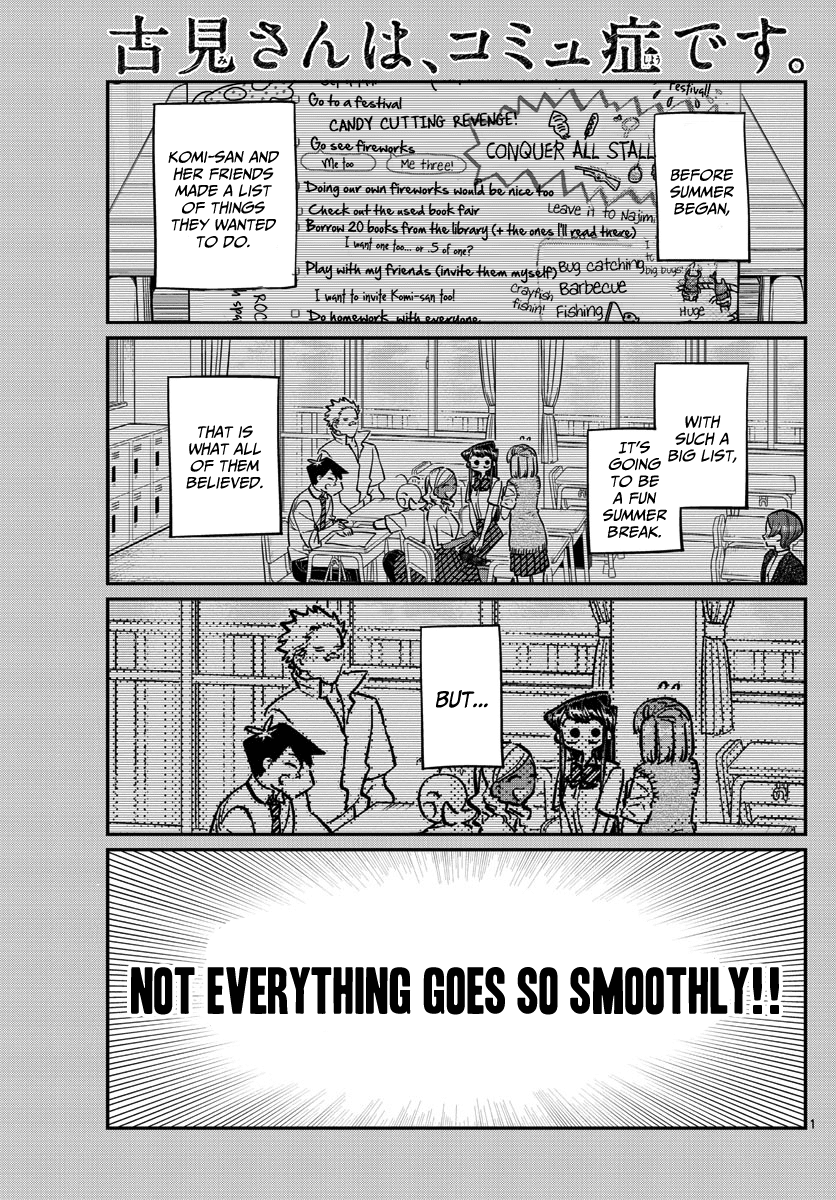 Komi-san wa Komyushou Desu Chapter 162 page 1 - Chapter 162: Invitation