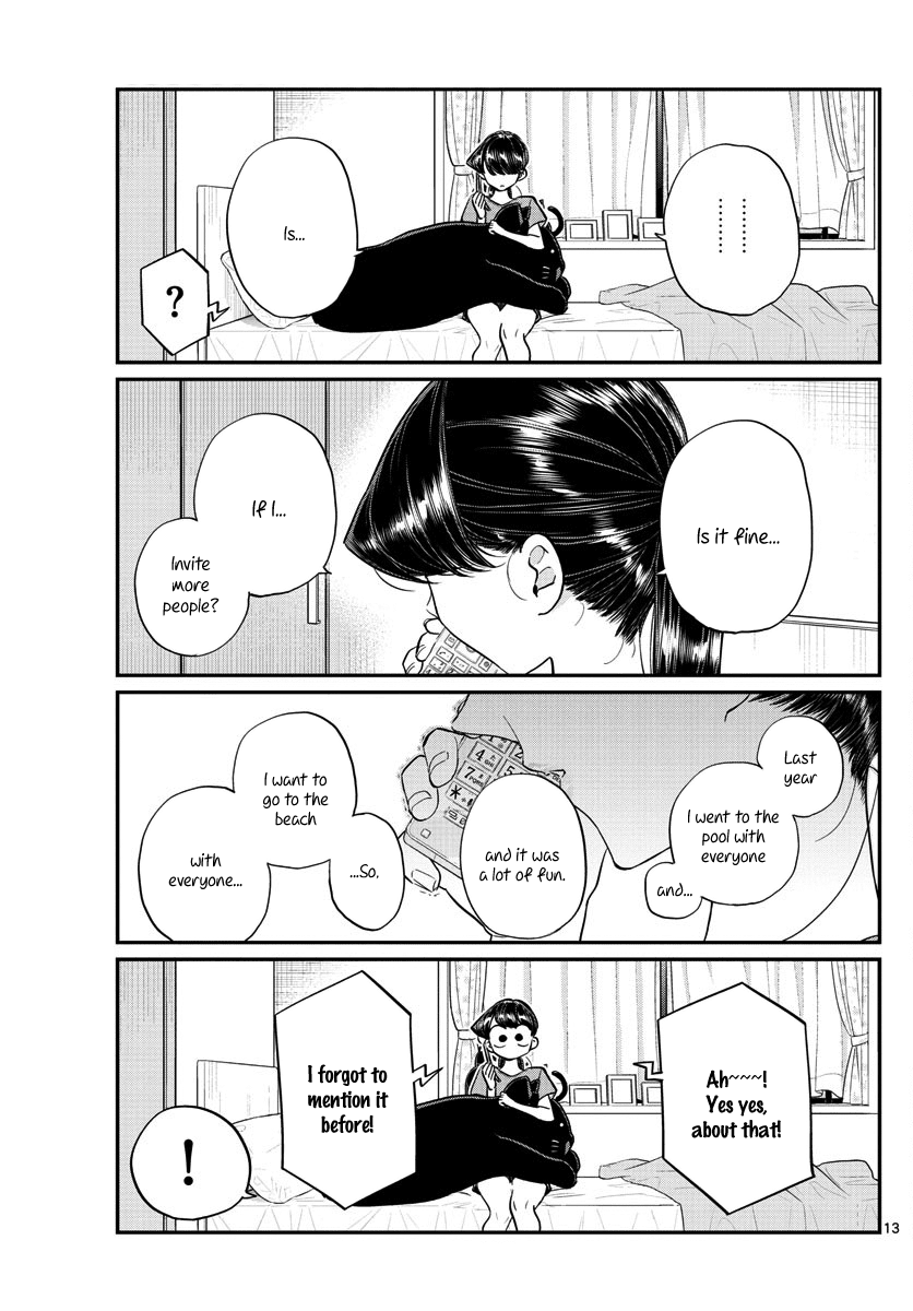 Komi-san wa Komyushou Desu Chapter 162 page 13 - Chapter 162: Invitation