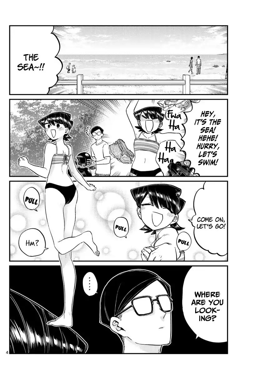 Komi-san wa Komyushou Desu Chapter 166 page 4 - Chapter 166: Dad and mom at the sea