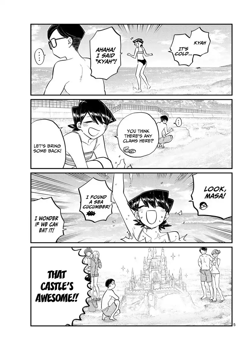 Komi-san wa Komyushou Desu Chapter 166 page 5 - Chapter 166: Dad and mom at the sea