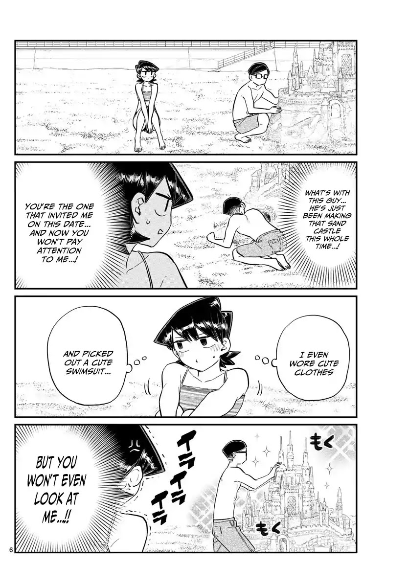 Komi-san wa Komyushou Desu Chapter 166 page 6 - Chapter 166: Dad and mom at the sea