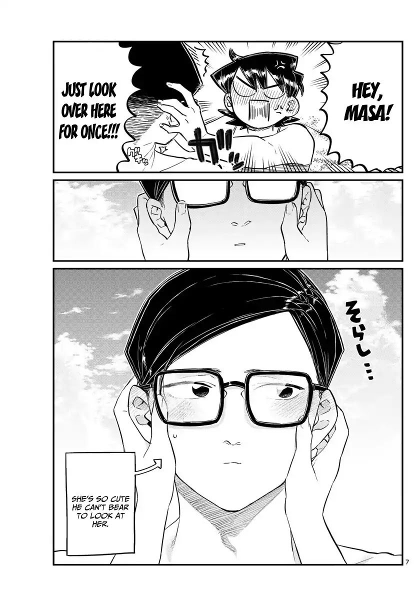 Komi-san wa Komyushou Desu Chapter 166 page 7 - Chapter 166: Dad and mom at the sea