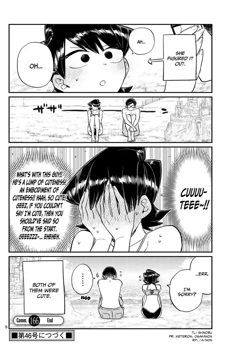 Komi-san wa Komyushou Desu Chapter 166 page 8 - Chapter 166: Dad and mom at the sea