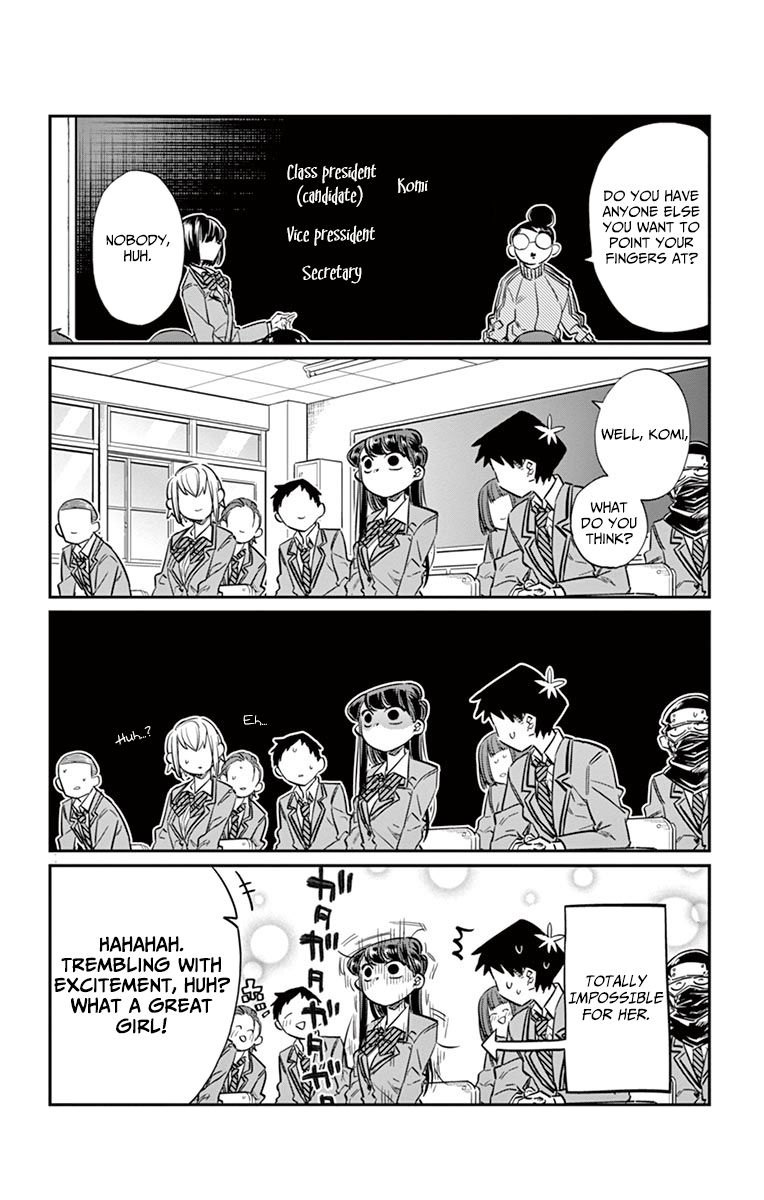 Komi-san wa Komyushou Desu Chapter 17 page 4 - Chapter 17 : Class Decision