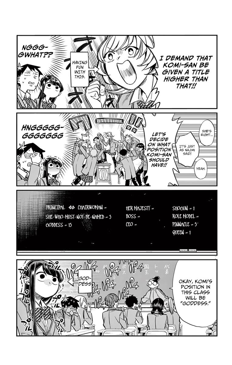 Komi-san wa Komyushou Desu Chapter 17 page 7 - Chapter 17 : Class Decision