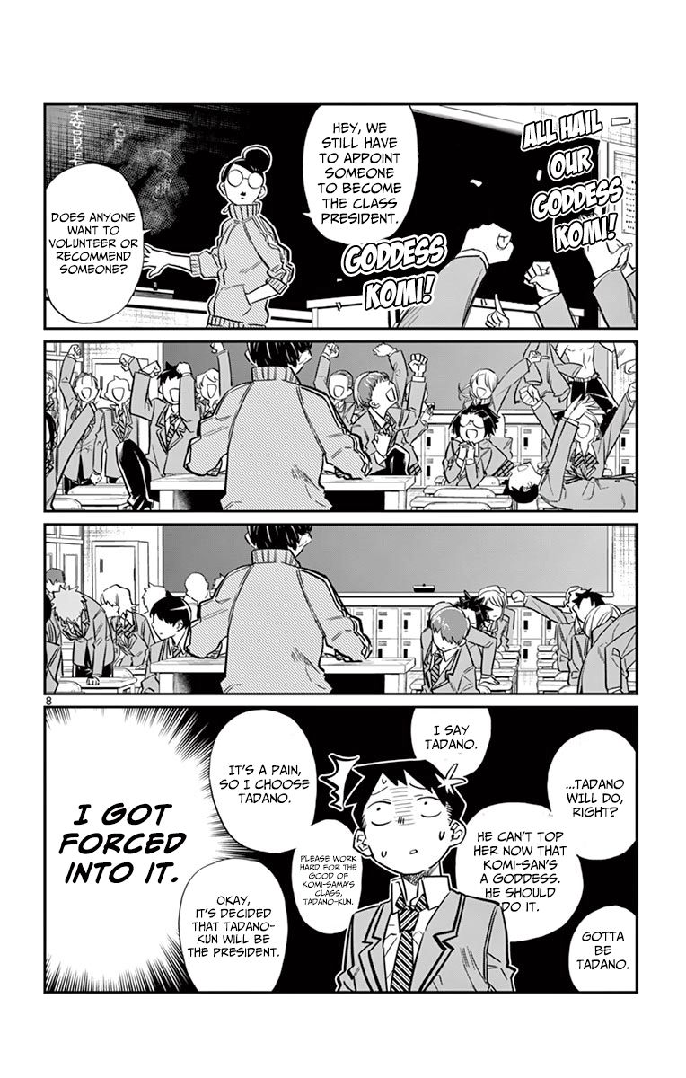 Komi-san wa Komyushou Desu Chapter 17 page 8 - Chapter 17 : Class Decision