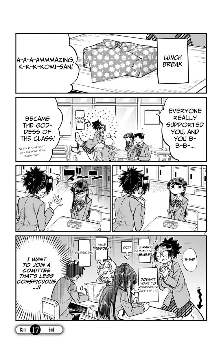 Komi-san wa Komyushou Desu Chapter 17 page 9 - Chapter 17 : Class Decision