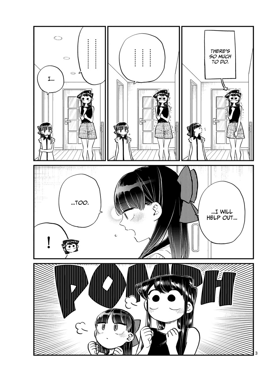 Komi-san wa Komyushou Desu Chapter 171 page 4 - Chapter 171: A day without mom