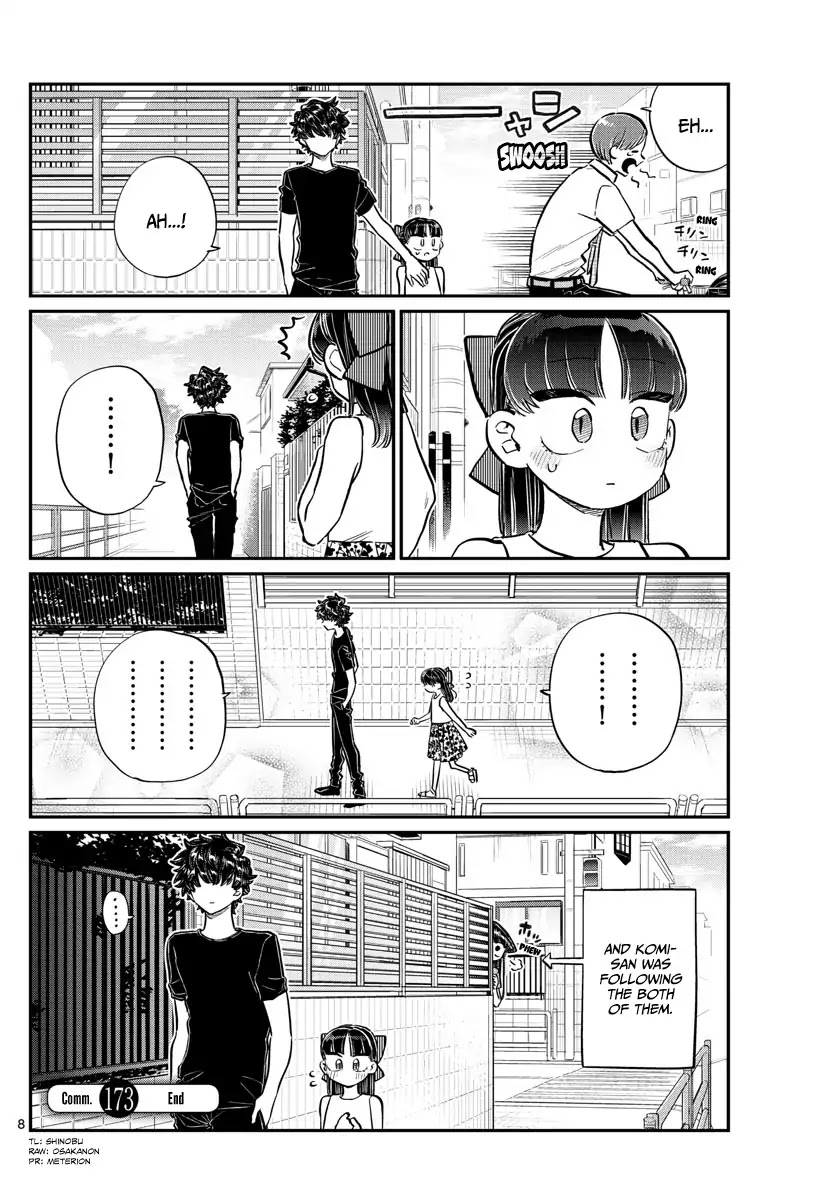 Komi-san wa Komyushou Desu Chapter 173 page 9 - Chapter 173: Rei-chan's Stalking