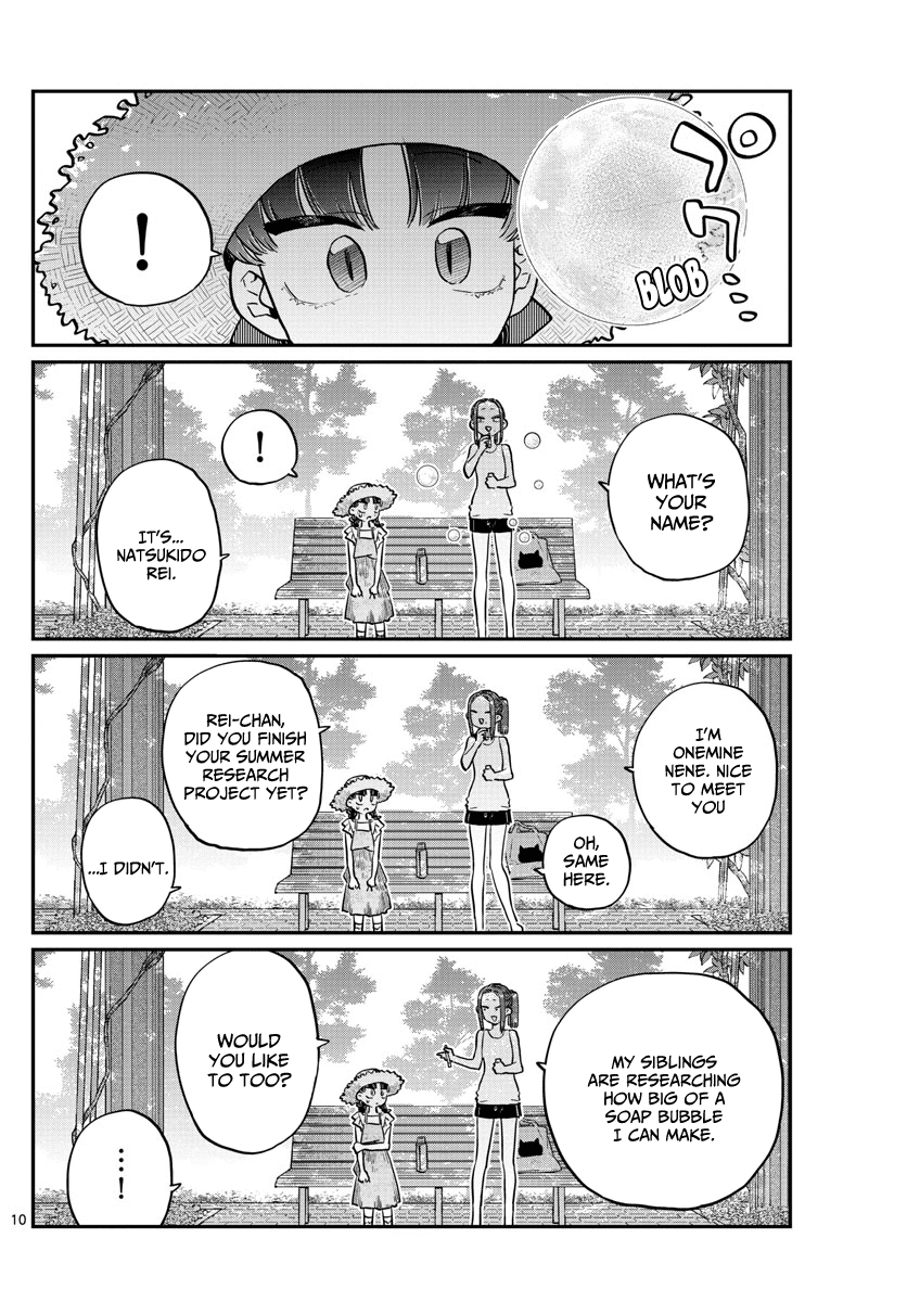 Komi-san wa Komyushou Desu Chapter 175 page 10 - Chapter 175: Four leaf clover
