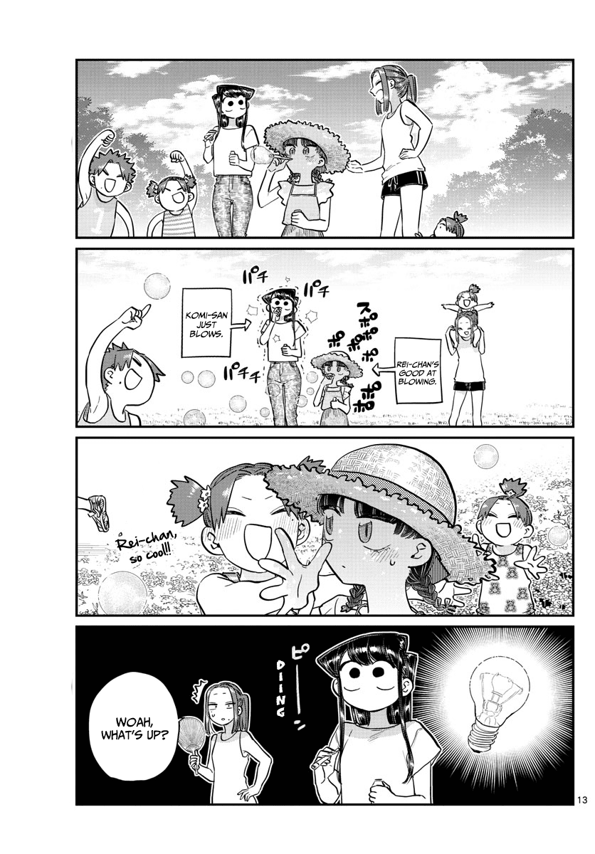 Komi-san wa Komyushou Desu Chapter 175 page 13 - Chapter 175: Four leaf clover