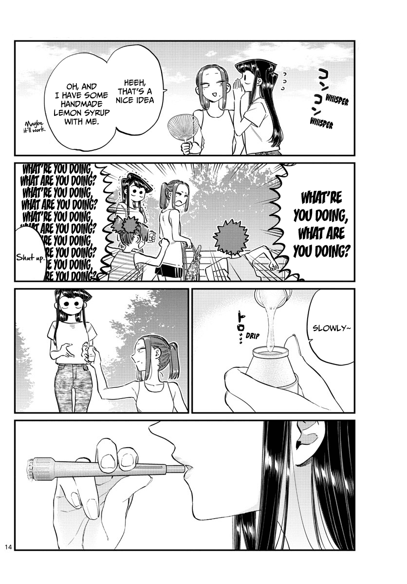 Komi-san wa Komyushou Desu Chapter 175 page 14 - Chapter 175: Four leaf clover