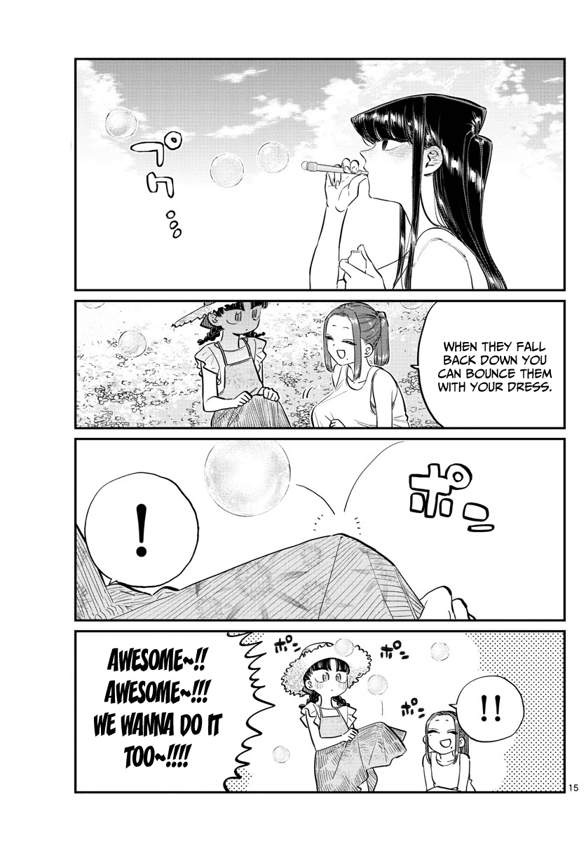 Komi-san wa Komyushou Desu Chapter 175 page 15 - Chapter 175: Four leaf clover