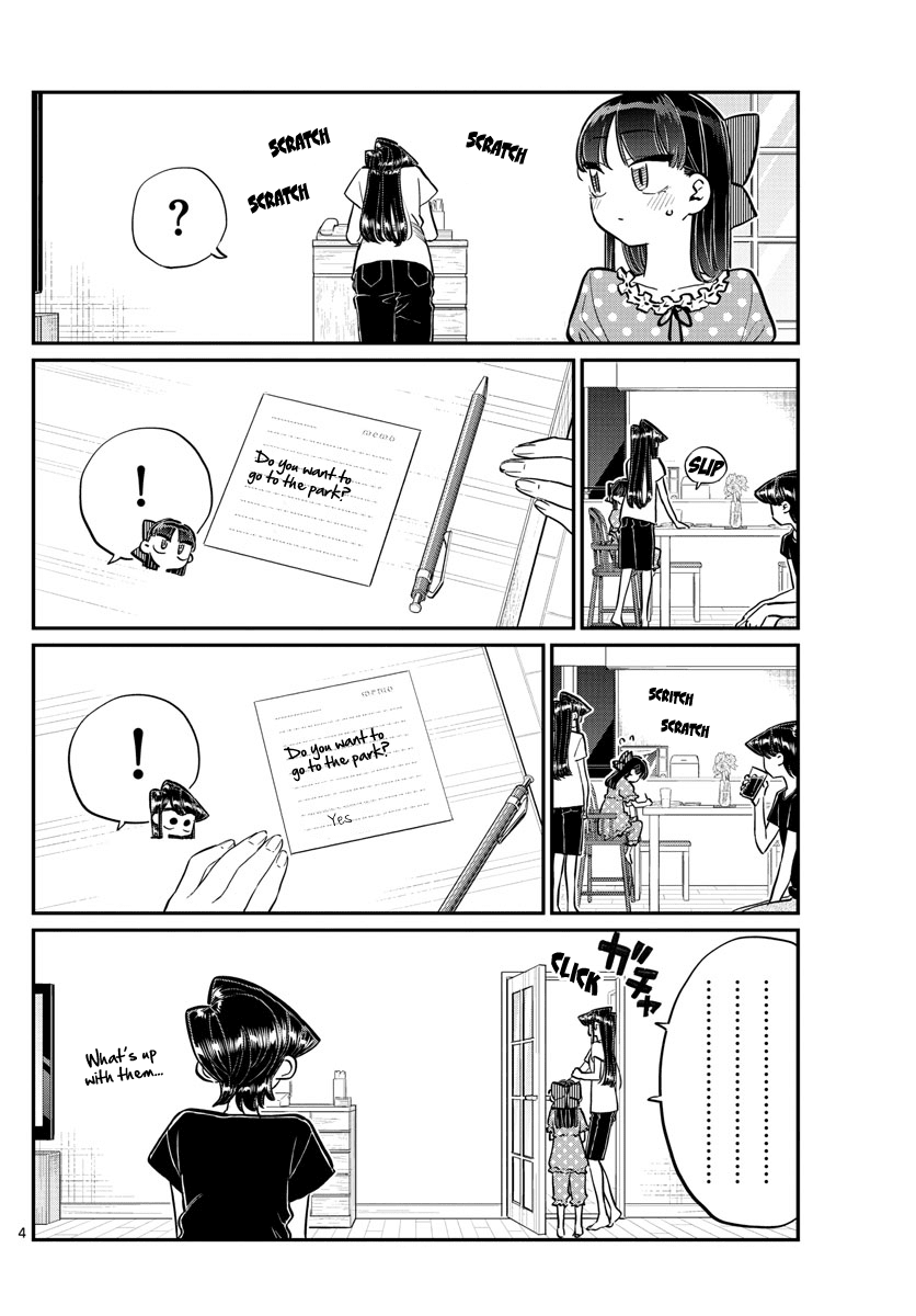 Komi-san wa Komyushou Desu Chapter 175 page 4 - Chapter 175: Four leaf clover