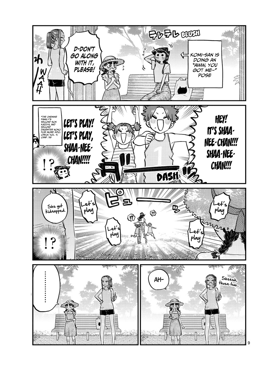 Komi-san wa Komyushou Desu Chapter 175 page 9 - Chapter 175: Four leaf clover