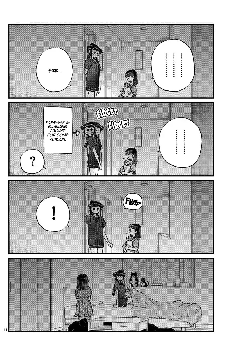 Komi-san wa Komyushou Desu Chapter 176 page 11 - Chapter 176: A bath with Rei-chan