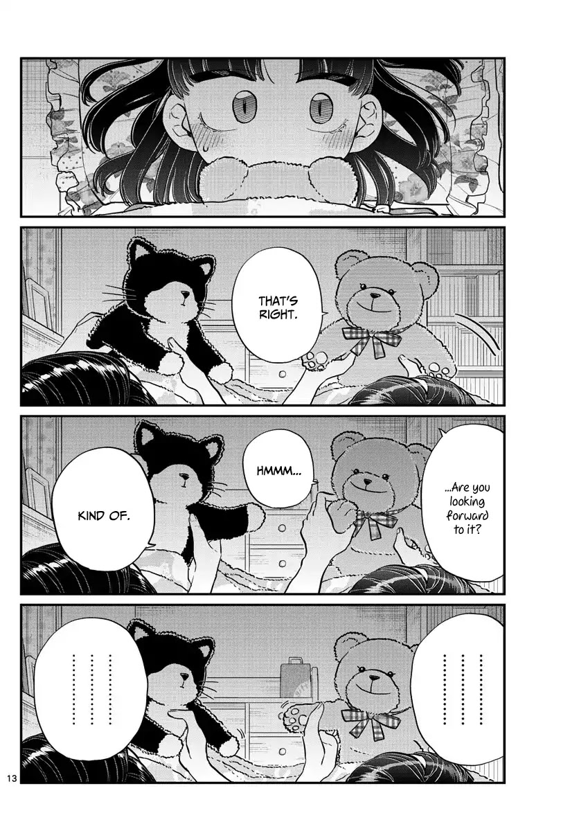 Komi-san wa Komyushou Desu Chapter 176 page 13 - Chapter 176: A bath with Rei-chan