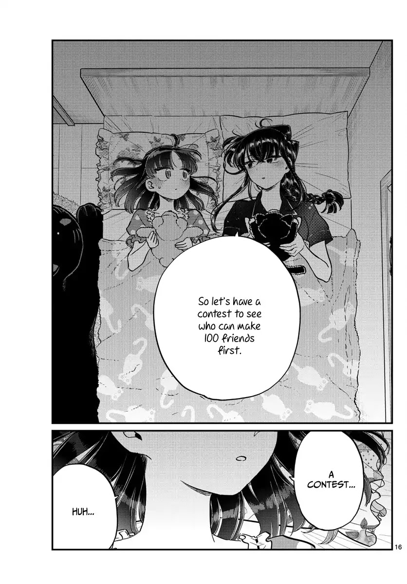 Komi-san wa Komyushou Desu Chapter 176 page 16 - Chapter 176: A bath with Rei-chan