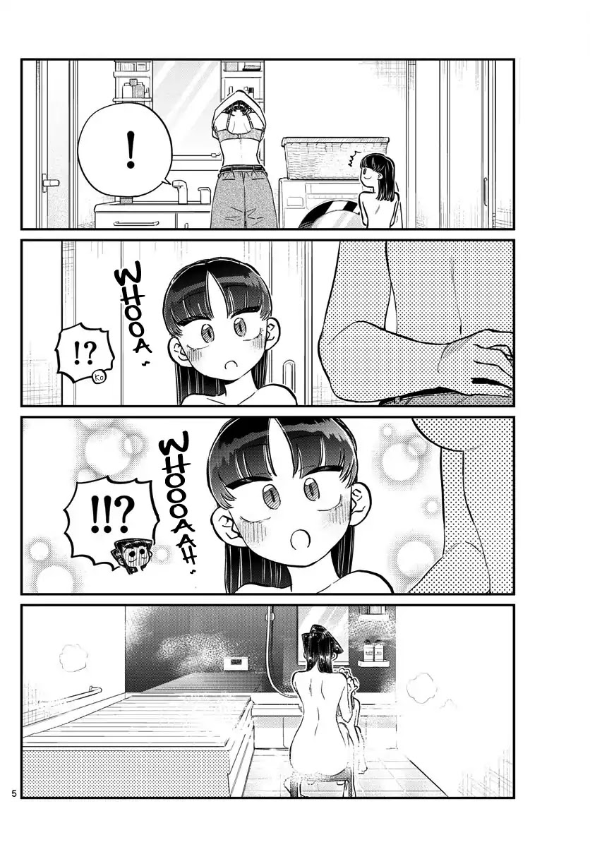 Komi-san wa Komyushou Desu Chapter 176 page 5 - Chapter 176: A bath with Rei-chan